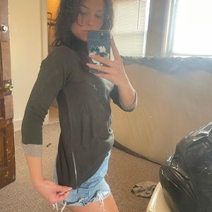 Green Turtle Neck Sweater